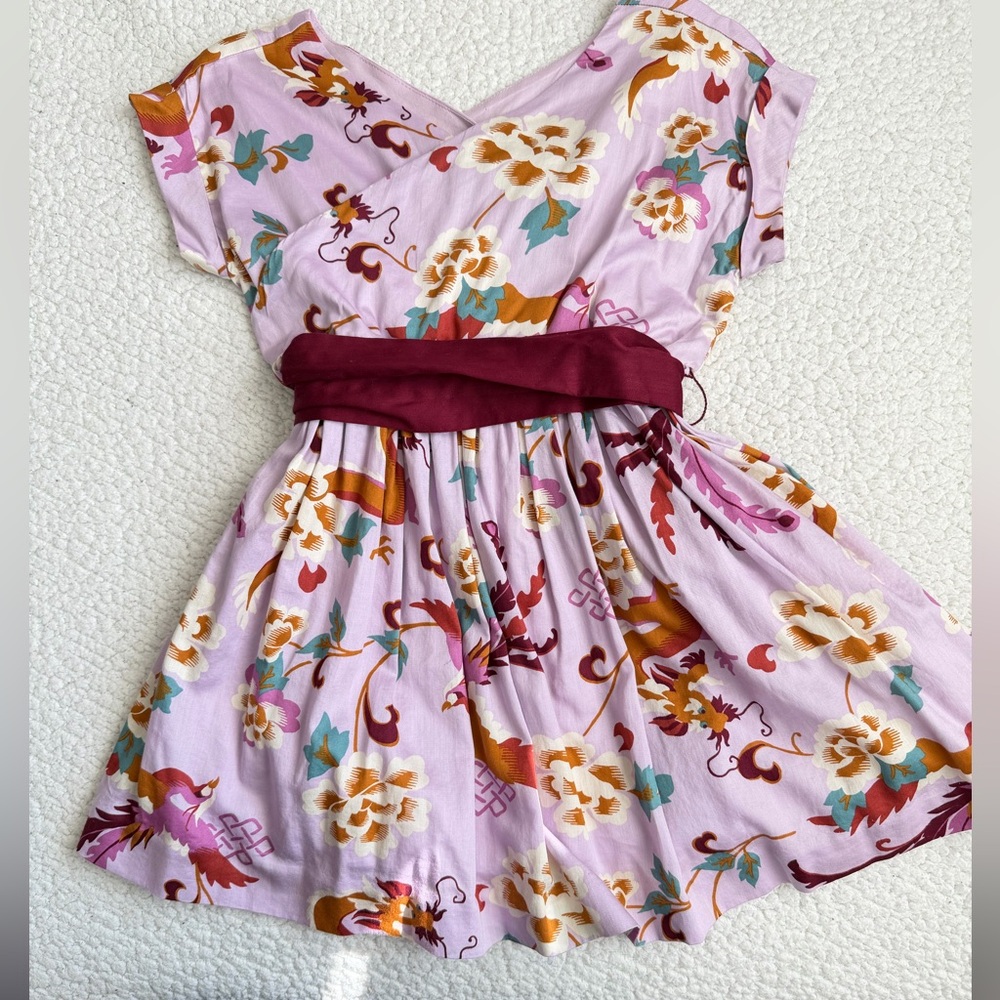 Dragon Dress with Maroon Accents